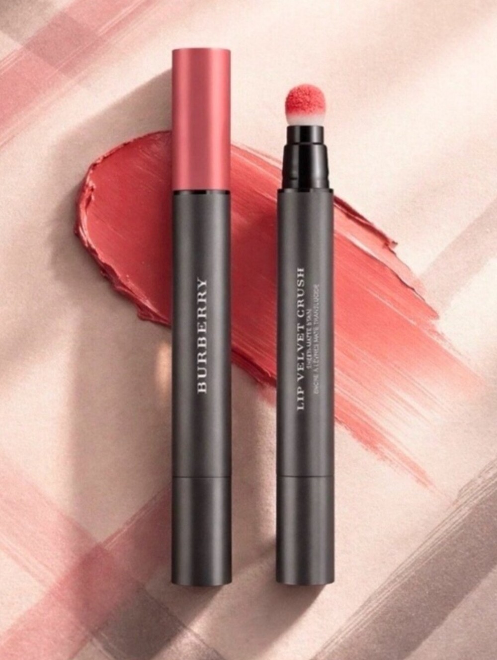 Burberry Lip Velvet Crush Sheer-Matte Stain In Shade 16 Copper Pink NIB